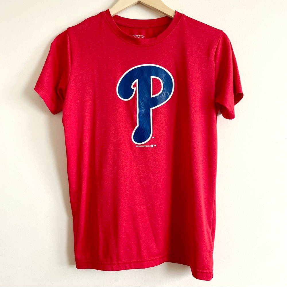 PHILLIES Short Sleeve Shirt Youth XL (16-18)